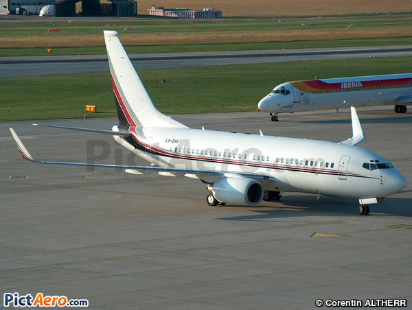 Boeing 737-7BC/BBJ (Global Jet Luxembourg)