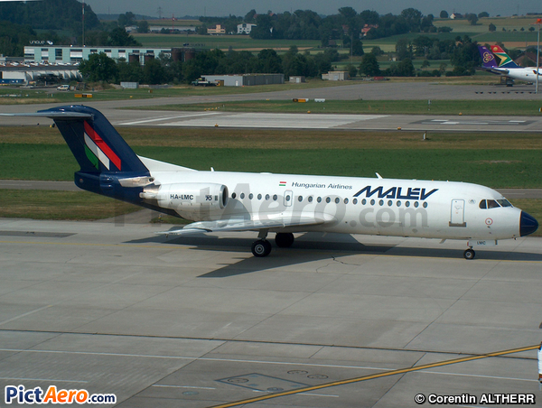 Fokker 70 (F-28-0070) (Malév Hungarian Airlines)