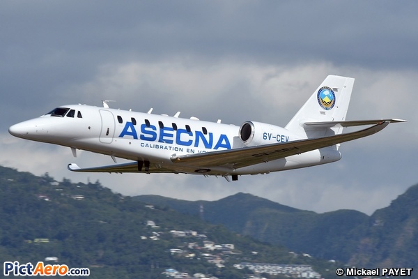 Cessna 680 Citation Sovereign+ (Agence pour la Sécurité de la Navigation Aerienne en Afrique et à Madagascar(Asecna))