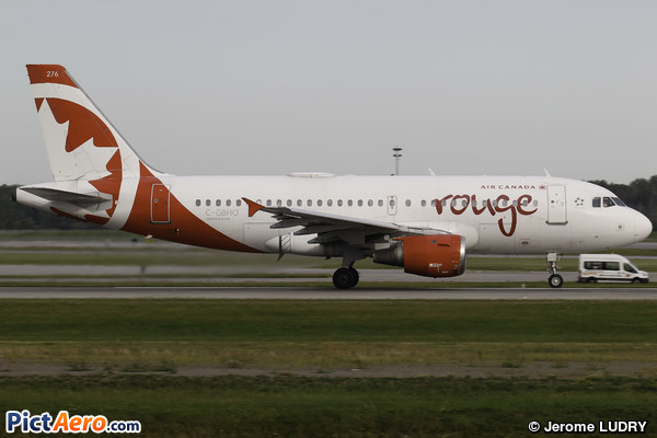 Airbus A319-113 (Air Canada Rouge)