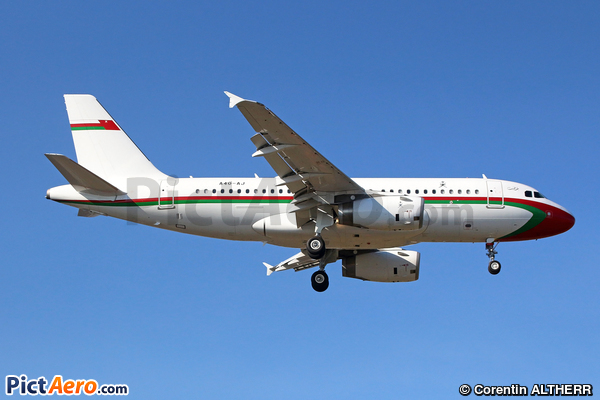 Airbus A319-133X/CJ (Oman - Air Force)