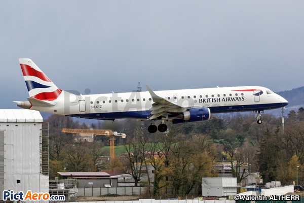 Embraer ERJ-190-100LR 190LR  (BA CityFlyer)