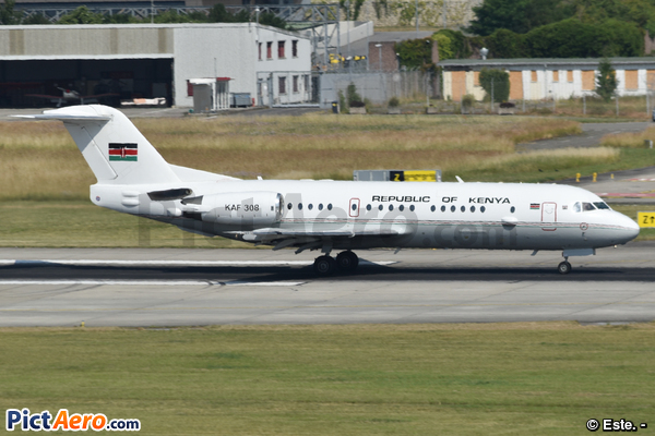 Fokker 70 (F-28-0070) (Kenya- Government)