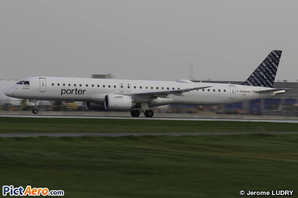 Embraer E195-E2 (ERJ-190-400 STD) (Porter Airlines Inc.)