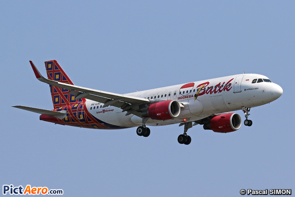 Airbus A320-214/WL (Batik Air)