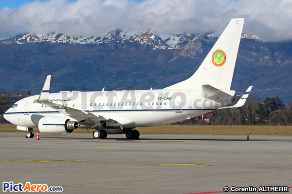 Boeing 737-7BQ/BBJ (Mauritania - Government)