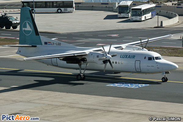 Fokker 50 (Luxair - Luxembourg Airlines)