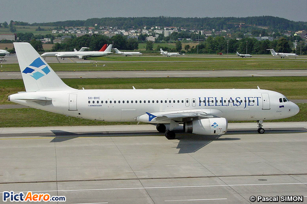 Airbus A320-232 (Hellas Jet)