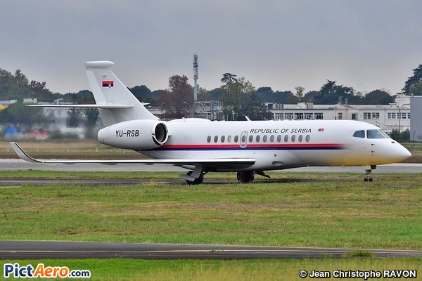 Dassault Falcon 6X (Serbia Government)