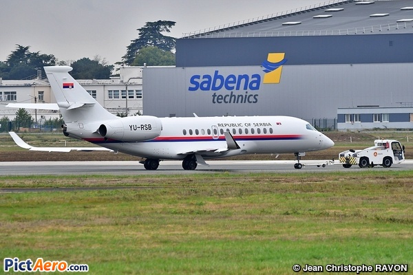 Dassault Falcon 6X (Serbia Government)