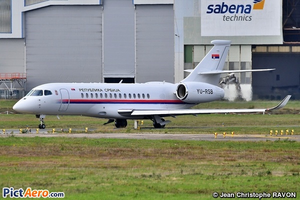 Dassault Falcon 6X (Serbia Government)